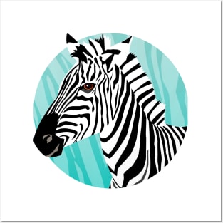 Zebra Posters and Art